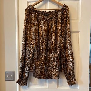 Naeem Kahn-Leopard long sleeve